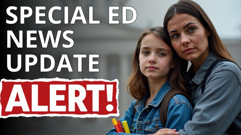 Special Ed News Update ALERT!