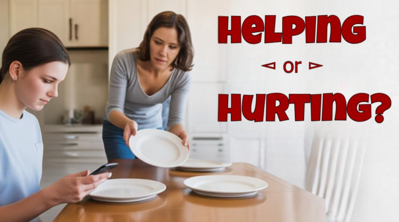 Are you helping your child learn to live an independent life or hurting them?