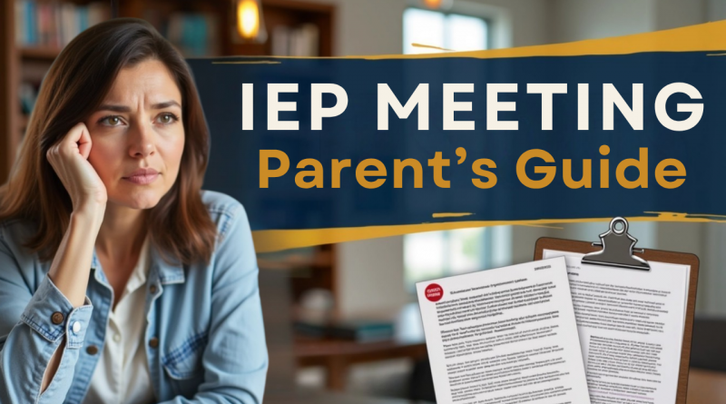 First IEP Meeting parent's guide.